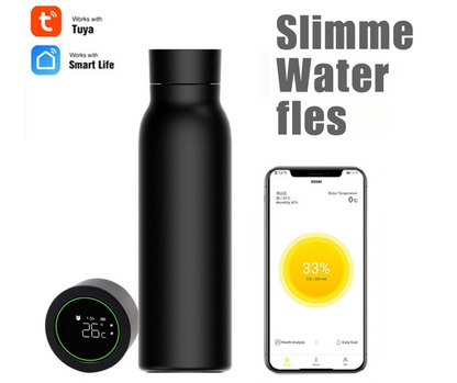 Slimme Waterfles met Temperatuurweergave en App-koppeling