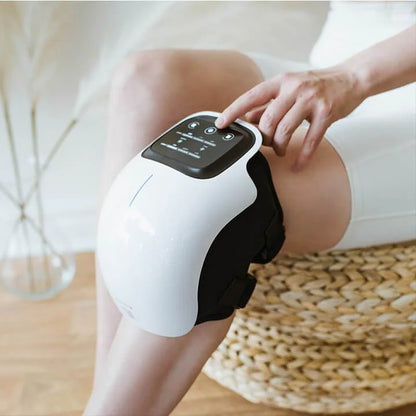 DAVEYA™ Knie-Massager – Verlicht Pijn met Warmte, Roodlicht, en Massage