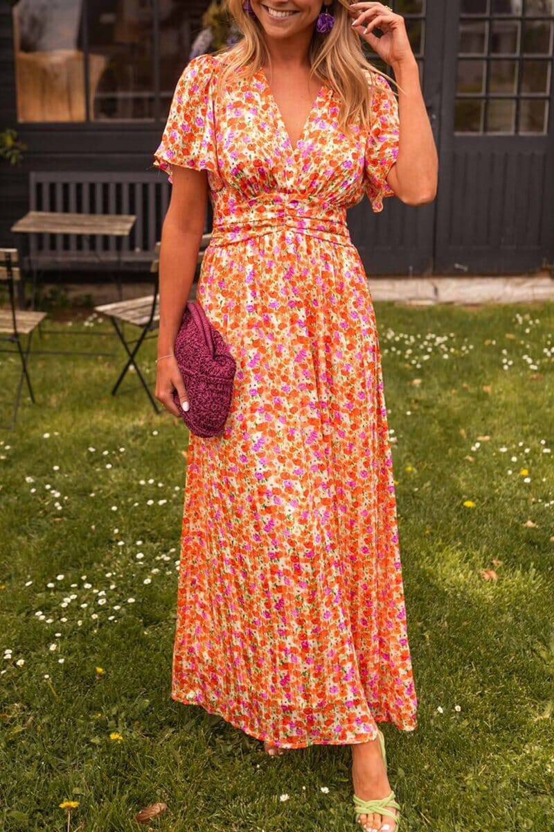 Daveya™ | Elegante Maxi-jurk met V-hals